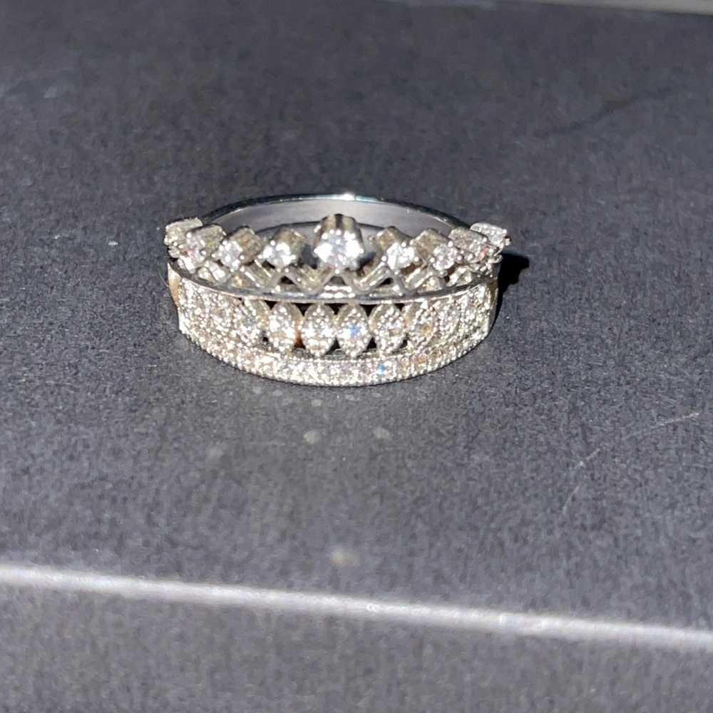 Sterling Silver Crown Ring